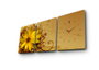 Wallity Reloj de Pared de Lienzo Decorativo 3P3040CS-7 (3 Piezas)